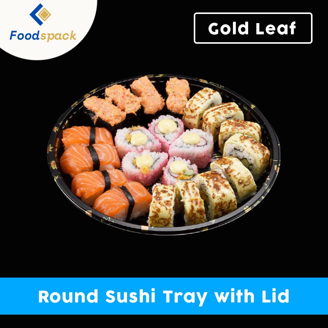 FS-Sushi-Tray-Round-GoldLeaf