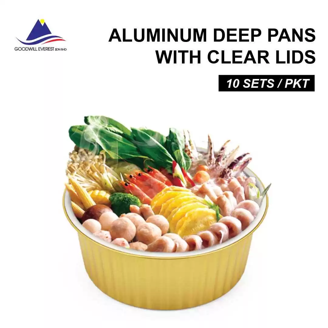 Aluminum Pan With PET Lid-01