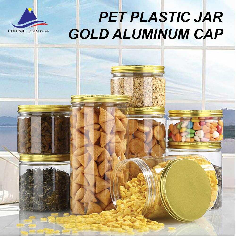 PET Jar Gold Cap-05